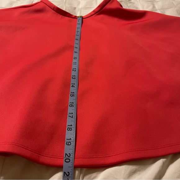 TED BAKER orange pleated‎ skater knee length skirt - Picture 6 of 12